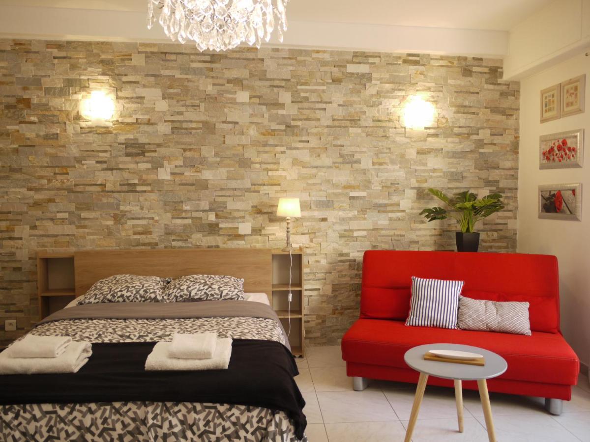Beach - A Modern Studio Flat In Central 니스 외부 사진